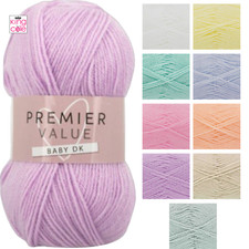 King Cole Premier Value Baby DK - Lana - Hilo - Tejer - Crochet - Todos los colores