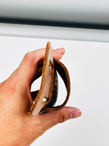 WISS - Vintage Brown 100% Genuine Leather Snips/Tool Holder/Holster ANTIQUE - Bild 12 von 12
