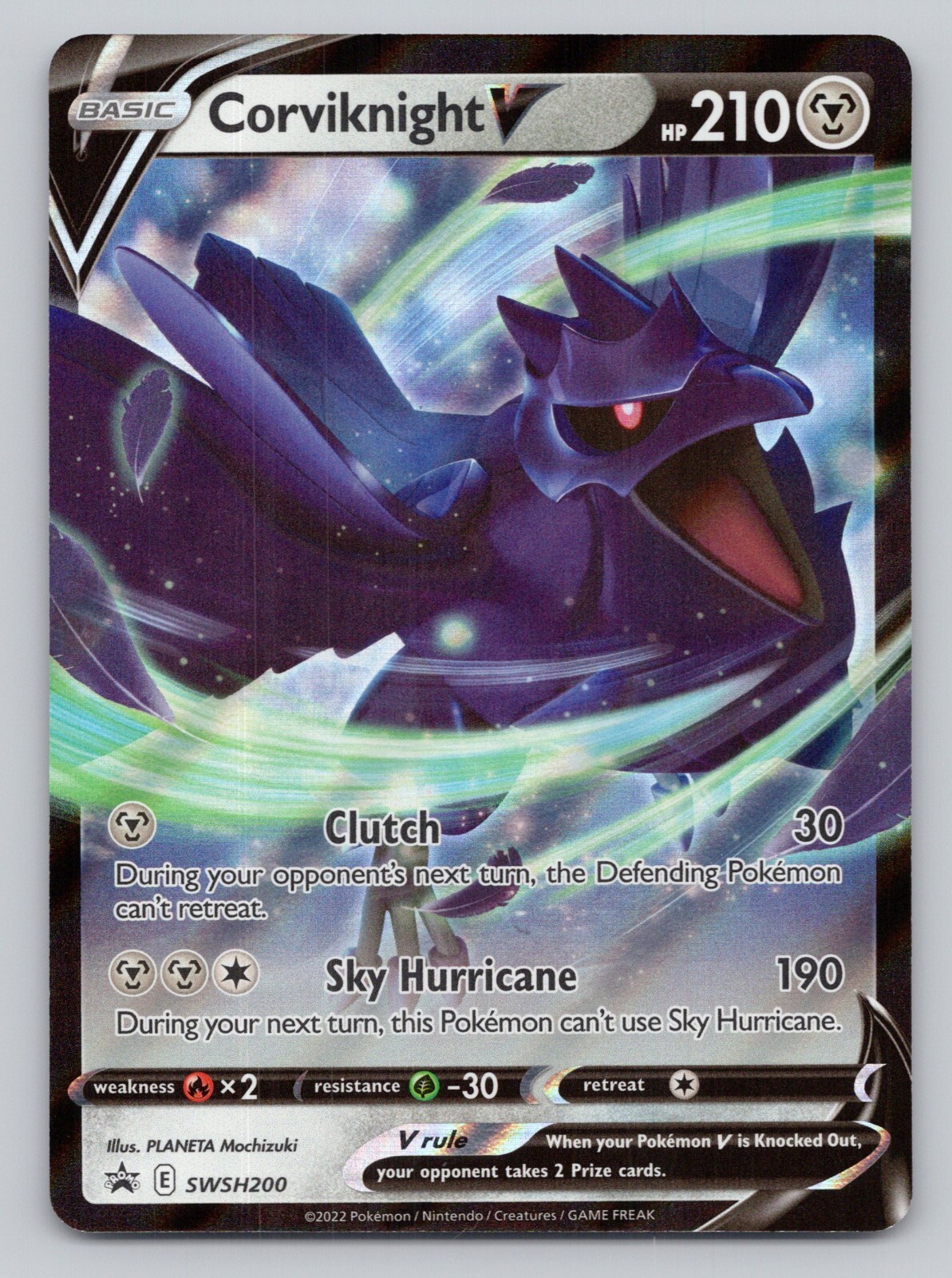 2019 Corviknight V Pokemon Card SWSH Black Star Promos Base Set #SWSH200
