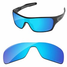Lenslog Polarized Replacement Lenses For-Oakley Turbine Rotor OO9307- Blue
