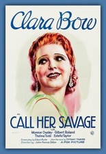 CLARA BOW - Call Her Savage - Movie Poster Image - BIG MAGNET 3.5 x 5 in