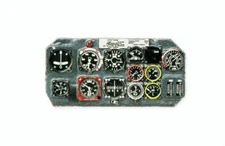 HEINKEL He-162 - PE, 3D, COLORED INSTRUMENT PANEL to RVELL, MPM #3225 1/32 YAHU