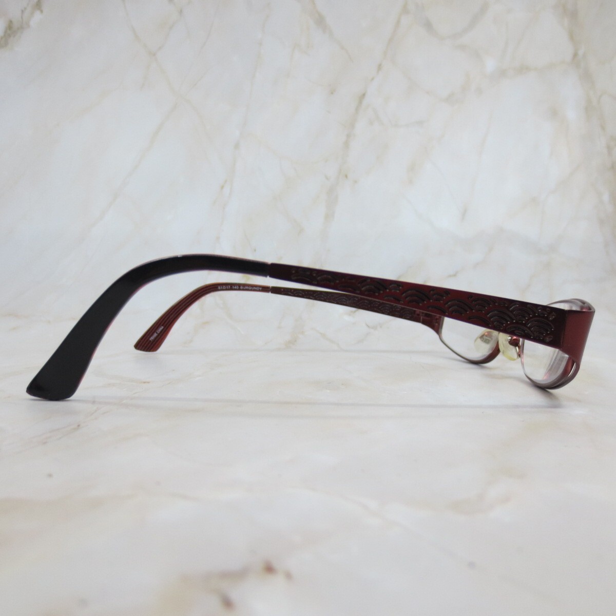 Taka Eyeglasses Frame T2613 Women's Burgundy Full Rim Rectangular