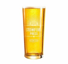 Personalised Stowford Press One Pint Cider Glass Westons Cider Engraved Gift