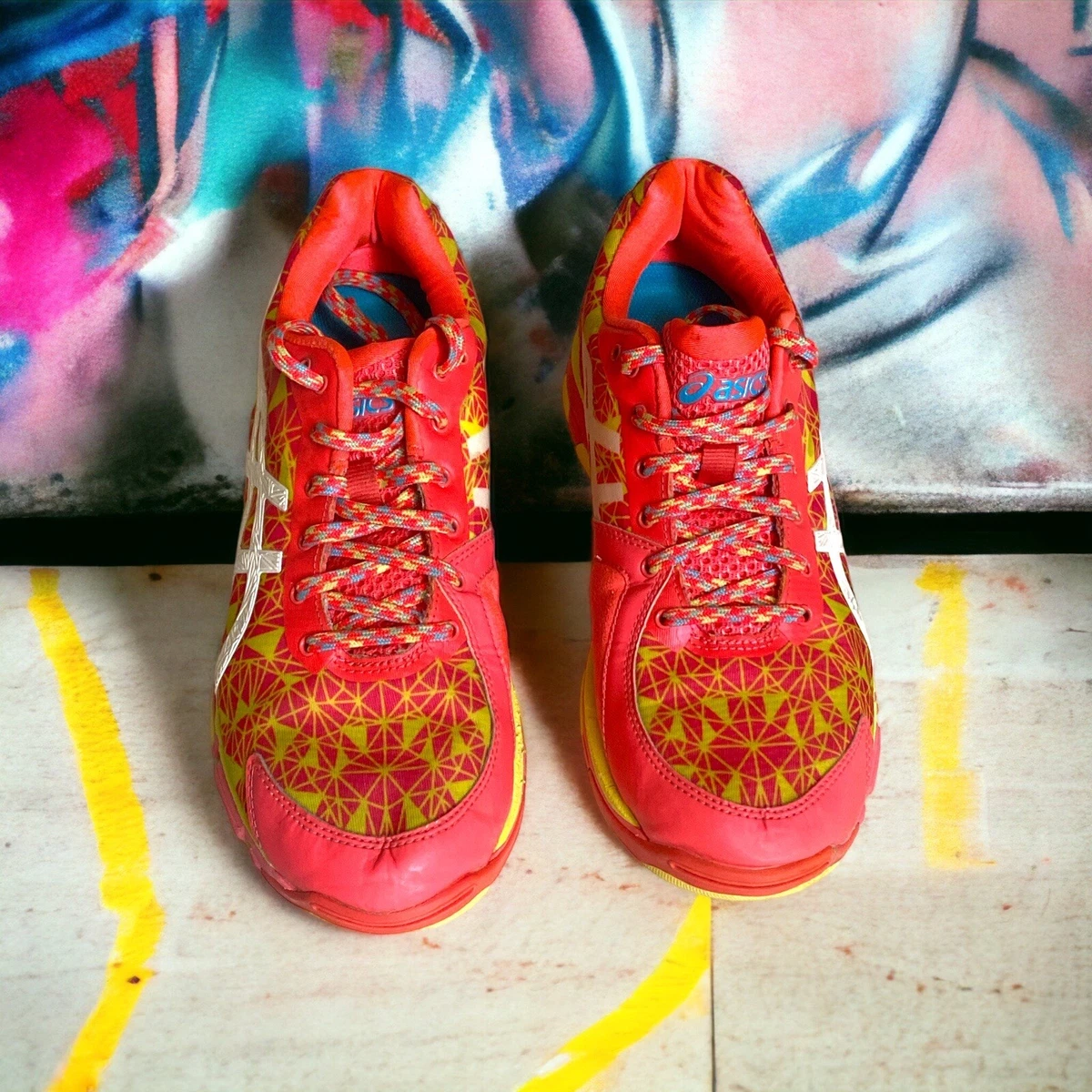 ASICS Gel Net Burner Professional 11 Netball shoes Red Size EURO 41.5 US 9.5