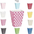 Popcorn Boxes - Polka Dot Spot - Sweet Party Favour Loot Treat Cinema