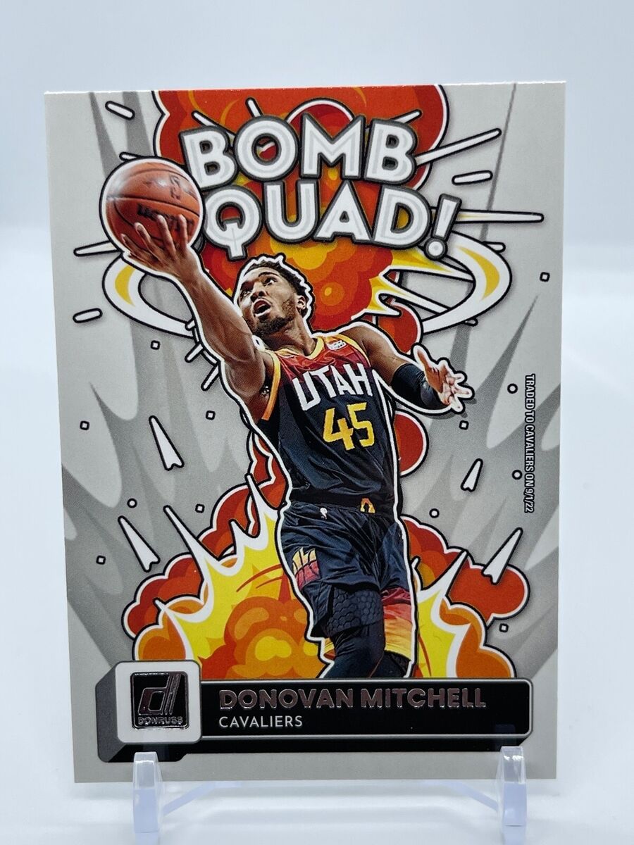 DONOVAN MITCHELL 2022-23 Panini Donruss Bomb Squad Insert DONOVAN MITCHELL 2022-23 Panini Donruss Bomb Squad Insert
