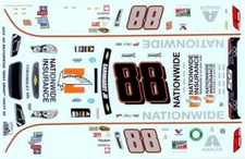 Ace #88 Nationwide Darlington Gray Ghost 2016 Earnhardt Jr/Gordon 1/24 decal