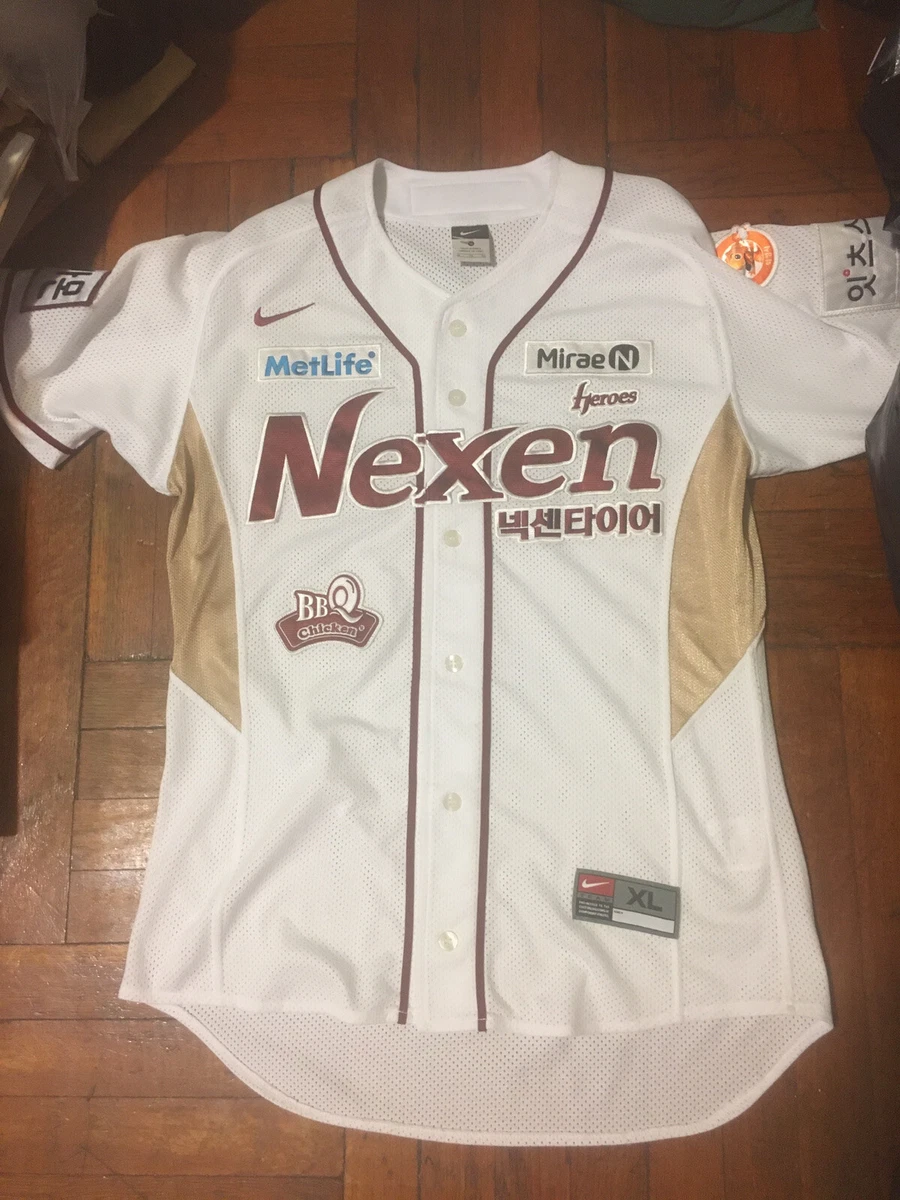 KIWOOM HEROES KBO KOREAN BASEBALL LEAGUE JERSEY XL SEOUL South Korea Nike