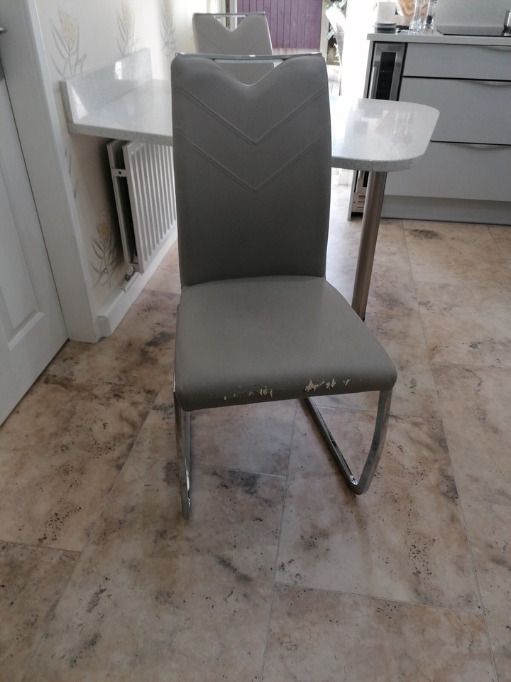 2 kitchen chairs used eBay