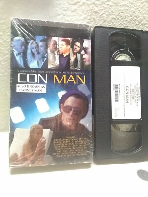 Cannes Man / Con Man Jim Jarmusch Johnny Depp Benicio Del Toro - rare Oop VHS 