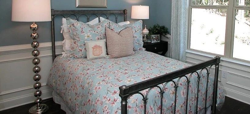 Cherry blossom top baby bedding