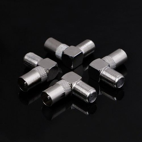 10 Pcs Right Angled Angle 90 degree F Connector Female to RF Coax Male Plug Aeri - Picture 3 of 6
