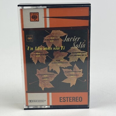 Javier Solis Un Ano Mas Sin Ti  Cassette Tape Spanish Music Espanol