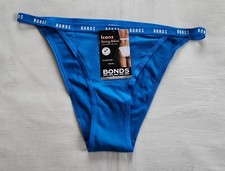 Bonds Ladies WRFL VB7 Directoire Blue Icons String Bikini Brief Size 16 New