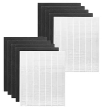 2 Pack Replacement HEPA & Carbon Filter Set for Coway AP1512HH AP-1512HH-FP