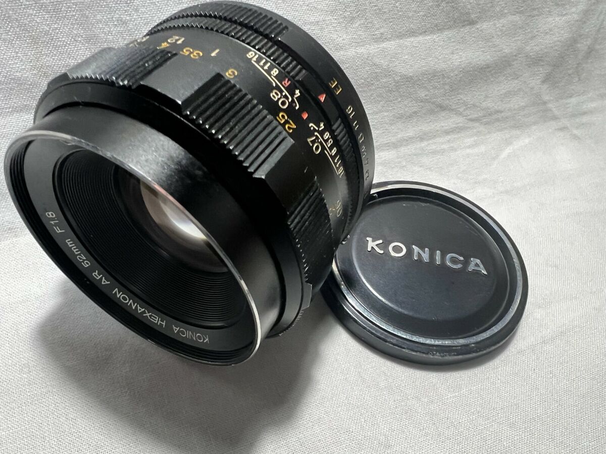 EXC + 3】Vintage Konica Hexanon AR 52mm f1.8 Manual Focus EXC + 3】Vintage Konica Hexanon AR 52mm f1.8 Manual Focus