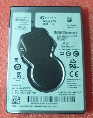 Seagate 1TB 2.5 HDD SATA Slim 7mm 128Mb ST1000LM035 Festplatte Laptop PC L