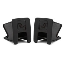 VOLKSWAGEN T ROC 2018- GENUINE ISOFIX COVER CAP SATIN BLACK 2xPCS 57588718782V
