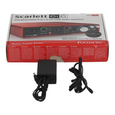 【定価29700円】Focusrite Scarlett 6i6 2nd Gen Focusrite Scarlett 6i6 (Second Generation) USB 2.0 audio