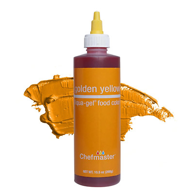 Golden Yellow Liqua -Gel Food Coloring | Vibrant Color | Professional-Grade Dye 