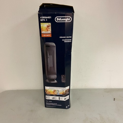 Delonghi 1500W Ceramic Tower Space Heater w/ Thermostat And Remote - Picture 3 of 13