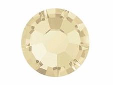 Crystal Blond Flare, Preciosa Genuine Czech Viva MAXIMA Chaton Rose Flatbacks