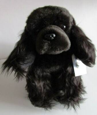 #ad #ad Black Cocker Spaniel 12quot; toy dog as it is or personalised 3 options. GBP 29.95