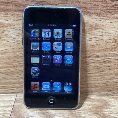 Apple A1288 iPod Touch 2nd Gen Black 8 GB A6 | eBay