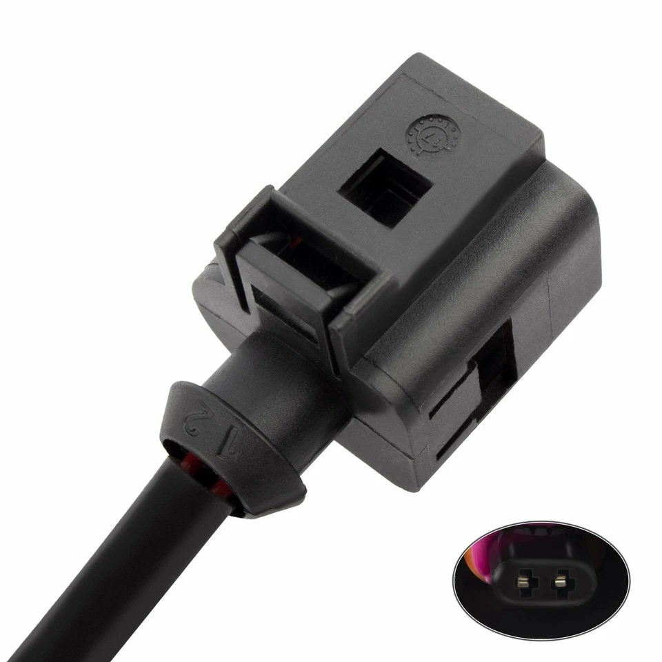 Sensor de desgaste de pastillas de freno traseras Qt2 para Porsche Cayenne Audi Q7 VW Touareg 7L0907637C Foto 4 de 4