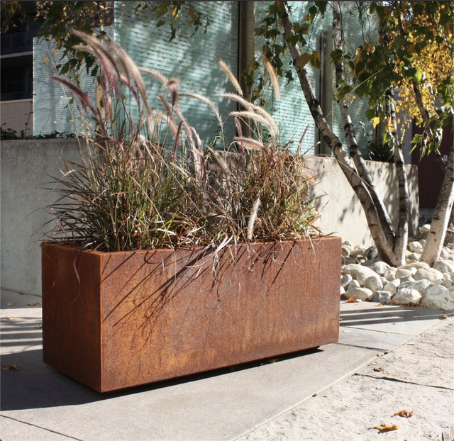 Trough Metal Corten Steel Planter Box Rust Extra Large
