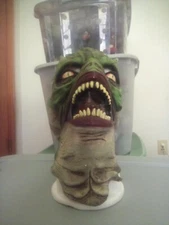 2018 Ghoulish Productions "Aquatic Creature" mask, decent condition, green 