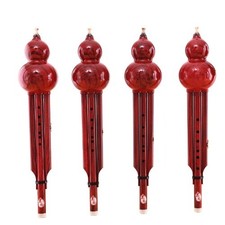 Resin Hulusi Flute Improved Bass D AGF E Tone Two-tone Folk Chinese Musical