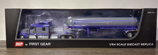 DCP 1/64 Kenworth Purple/Gray w/ TankerTrailer