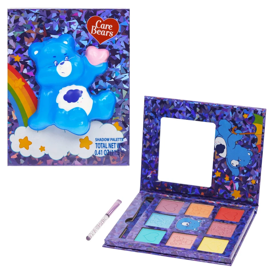 GRUMPY BEAR Care Bears EYE SHADOW PALETTE 8 Shades Squishy Figure *READ INSIDE* - Image 2 of 2