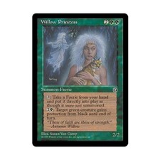 WOTC MtG Homelands Willow Priestess (R) EX