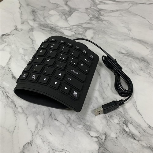 Shiwaki Mini Wired USB Keyboard 84 Keys Waterproof for PC - Picture 6 of 7