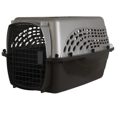 Dog Crate 24 Two Door Plastic Pet Kennel 15 lb Pearl Tan Petmate Crates Small - image 1 of 4