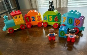 LEGO DUPLO 10603 My First Bus and 10847 My First Number Train - 2 Complete Sets