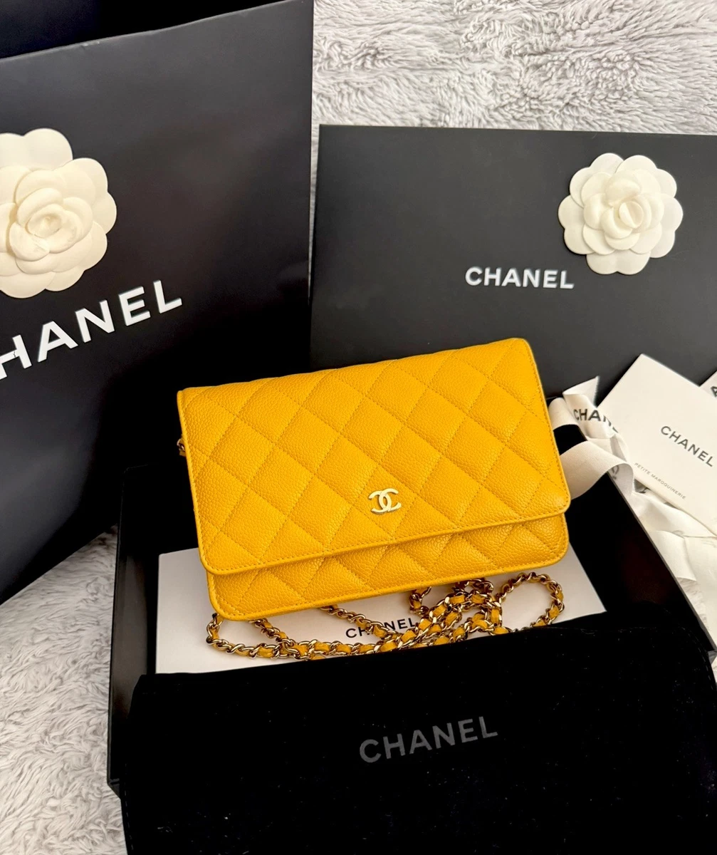 CHANEL Yellow Bags & Handbags for Women for sale | eBay