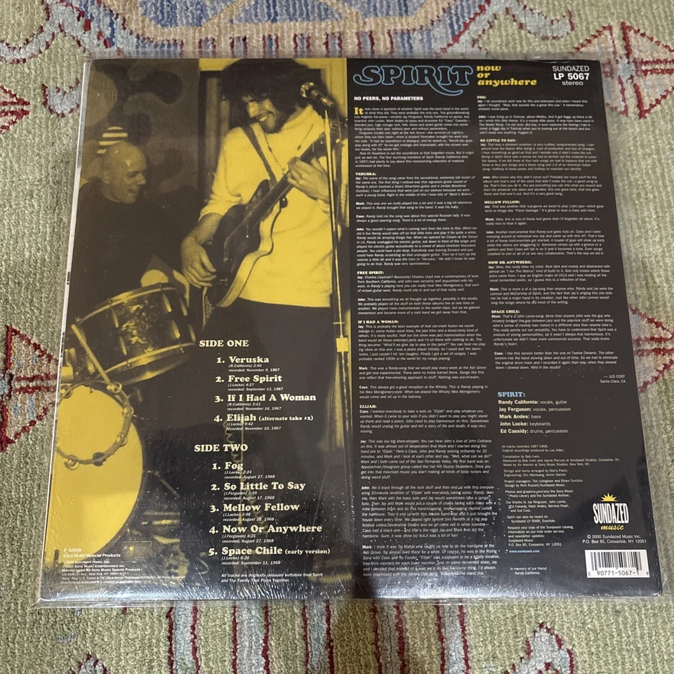 Spirit Vinyl lp Lot Of 2 Records NM Sealed Sundazed - Image 2 of 4