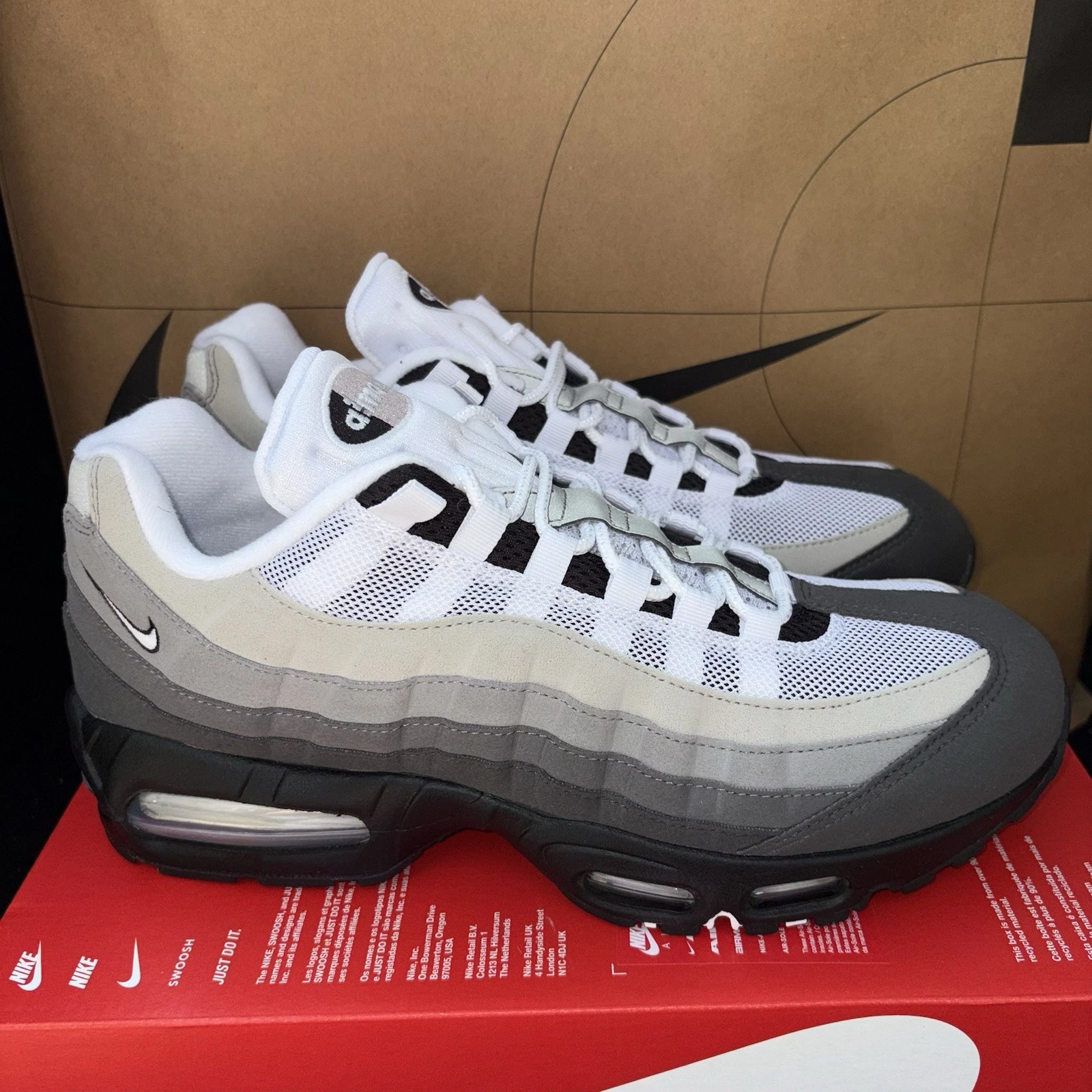 NEW Nike Air Max 95 OG Big Bubble Granite NBY HM4740-007 Men's Size 10