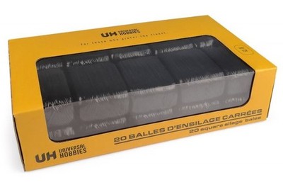 UNIVERSAL HOBBIES - Black Square Silage Balls - 28 - 1/32 - UH6882