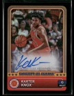 2024 Topps Chrome Mcdonald's All-American Karter Knox Auto Black Refractor /10