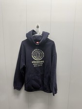 Vintage 2000’s Mens M Blue Element Distressed Faded Skating Rock Bam Hoodie