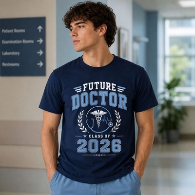 Future Doctor Class of 2026 Shirt Medical Student Graduate Tee
