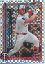 2025 TOPPS CHROME X-FRACTORS #228 TY FRANCE - MINNESOTA TWINS