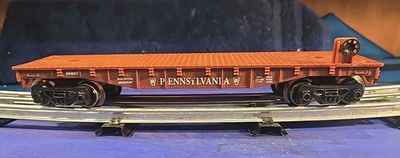#ad #ad O Gauge 37#x27; Menards No. 279 0872 PENNSYLVANIA 46097 Flat Car $19.99
