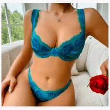 Sexy 2 piece ace bralette and panty set