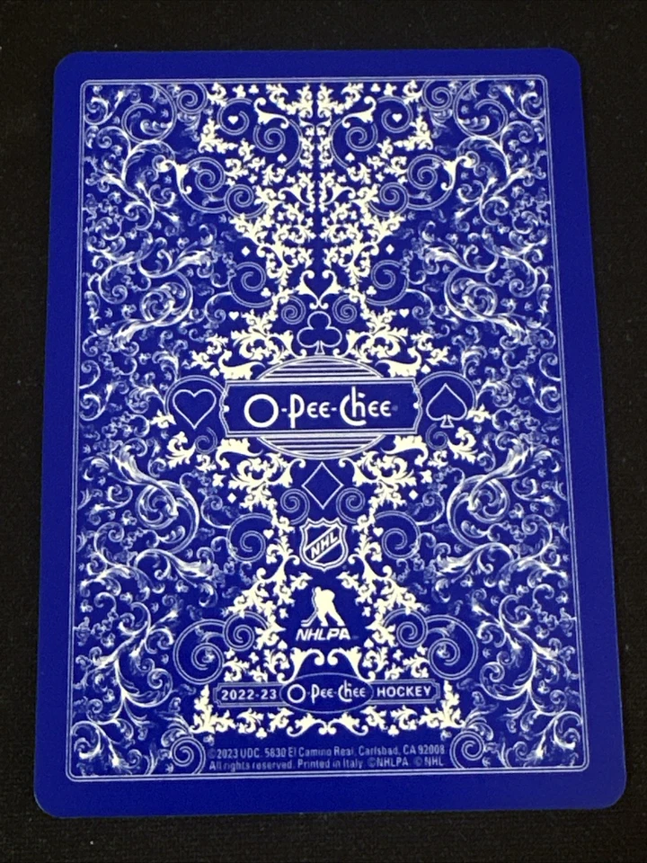 2022-23 O Pee Chee Playing Cards 4 Spades Roman Josi Nashville Predators - Image 2 of 2